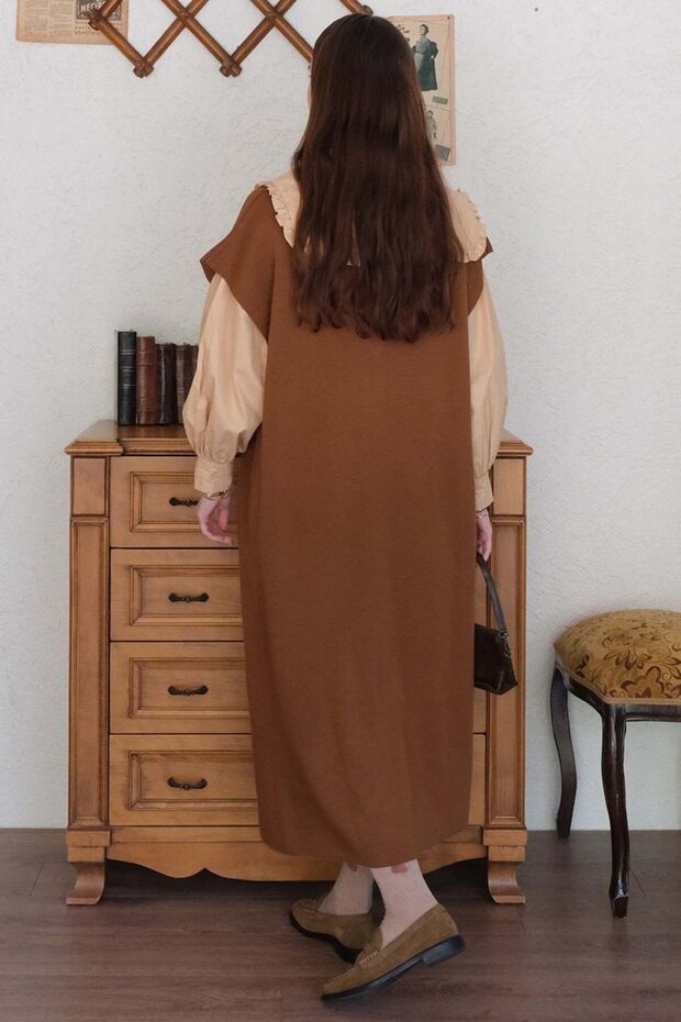 Sütlü Kahve Triko Jile - 9