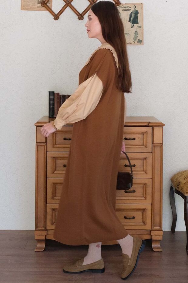 Sütlü Kahve Triko Jile - 8