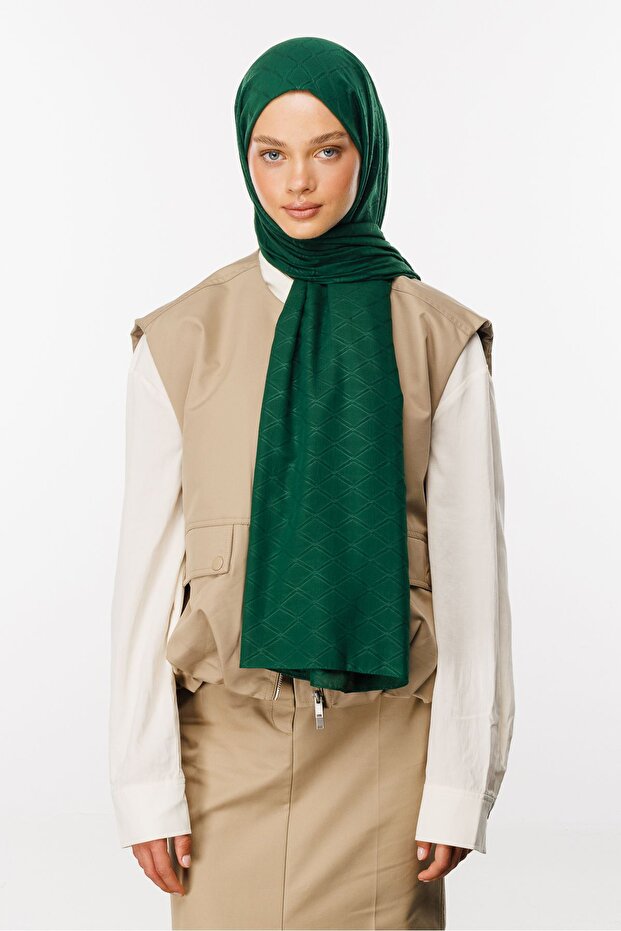 Yeşim Bambu Jakar Şal - 1