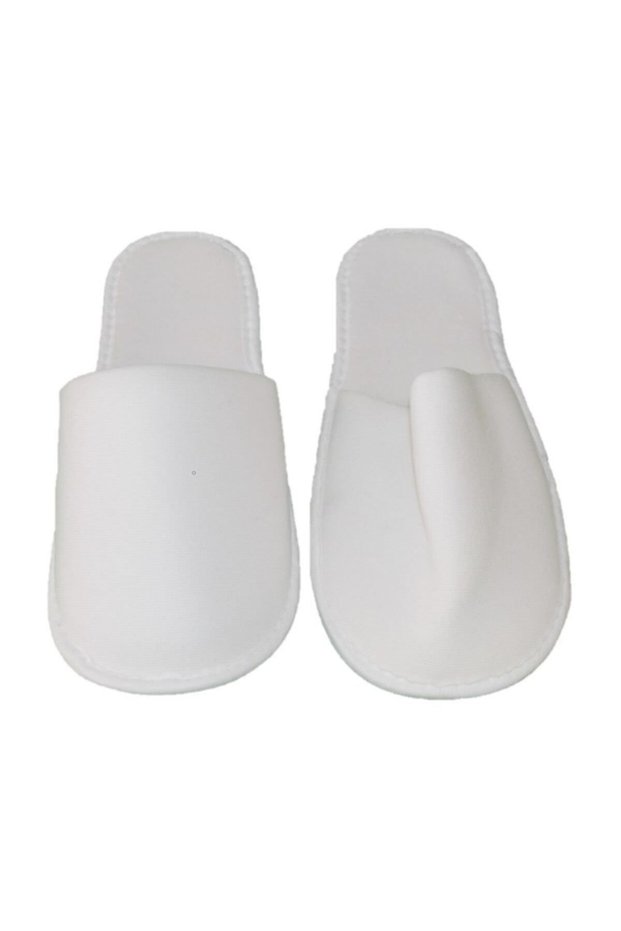 10 Pairs of Hotel Slippers, Towel Slippers Double Layer Polyester Disposable Slippers
