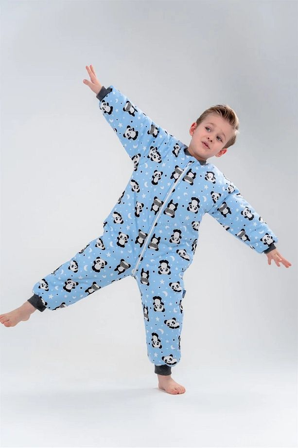 1-5 Yaş Unisex 2.5 Tog Kalın Desenli Uyku Tulumu - 3