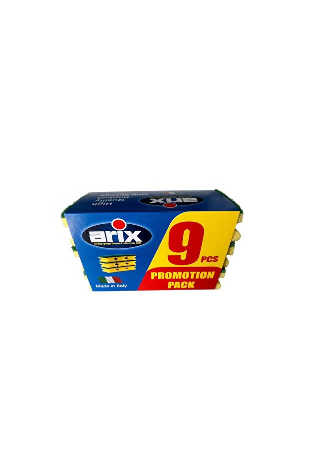 Grip Sponge 9 Pcs Set - Heavy-duty Scouring Sponges