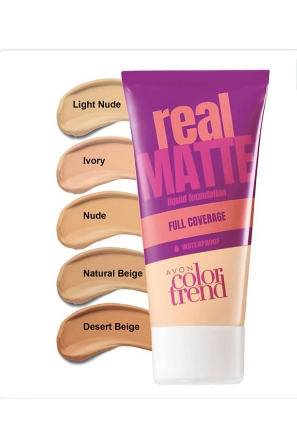 Color Trend Real Matte Likit Suya Dayanıklı Fondöten 30 Ml. - 1