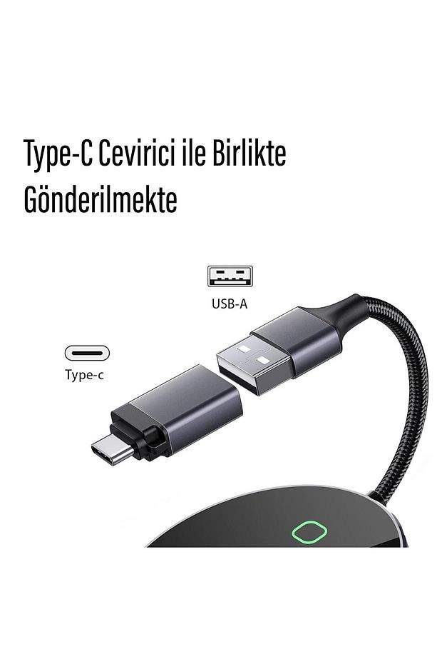 CarPlay - Android Auto Kablosuz Yapma Bağlantı Adaptörü CarPlay / Android Auto Bluetooh Bağlantı - 5