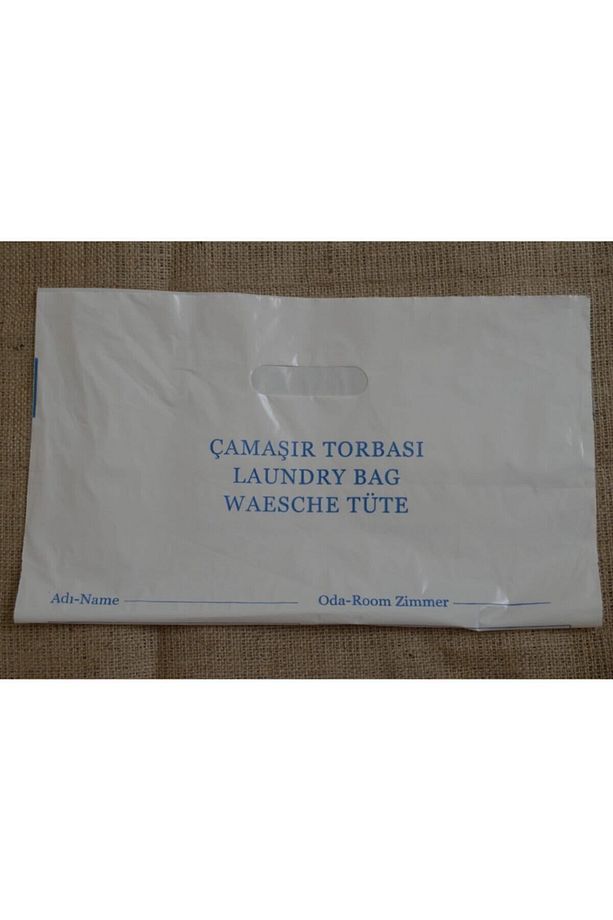 100 Adet Çamaşır Torbası Laundry Bag Hijyen Torbası Otel Tipi Kuru Temizleme Torbası - 2