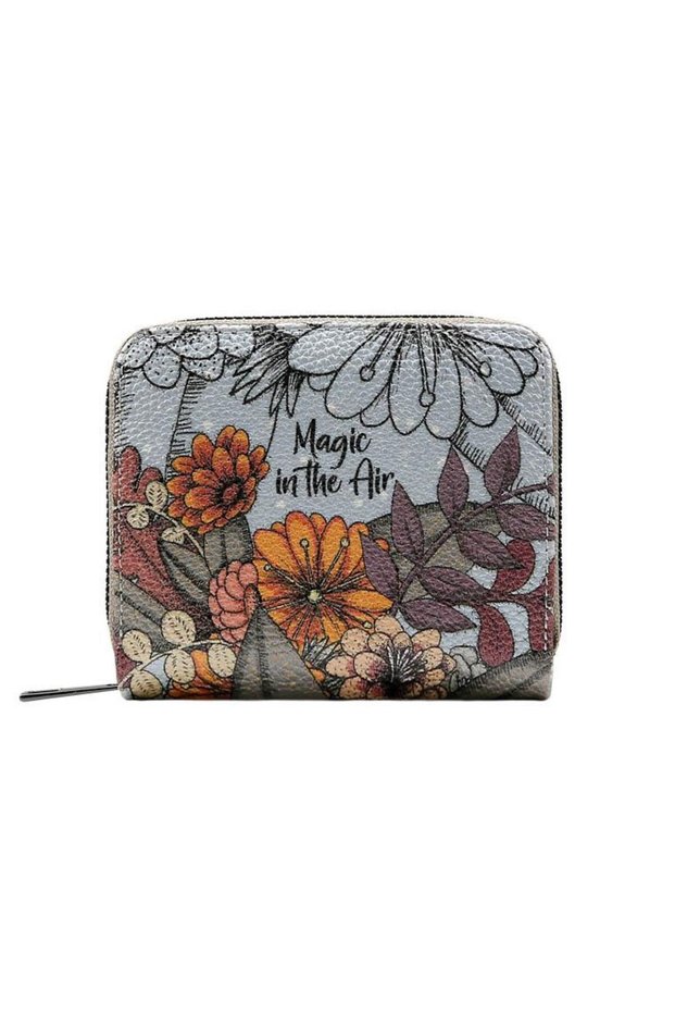 Women's Multicolored Wallet - Magic in the Air Design