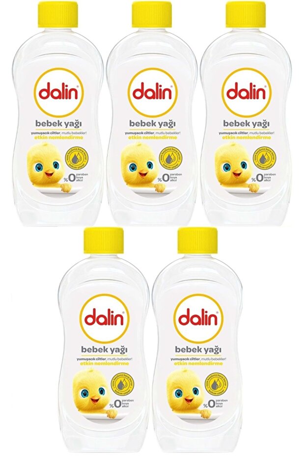 300ml Baby Oil - Classic Active Moisturizer (Set of 5)