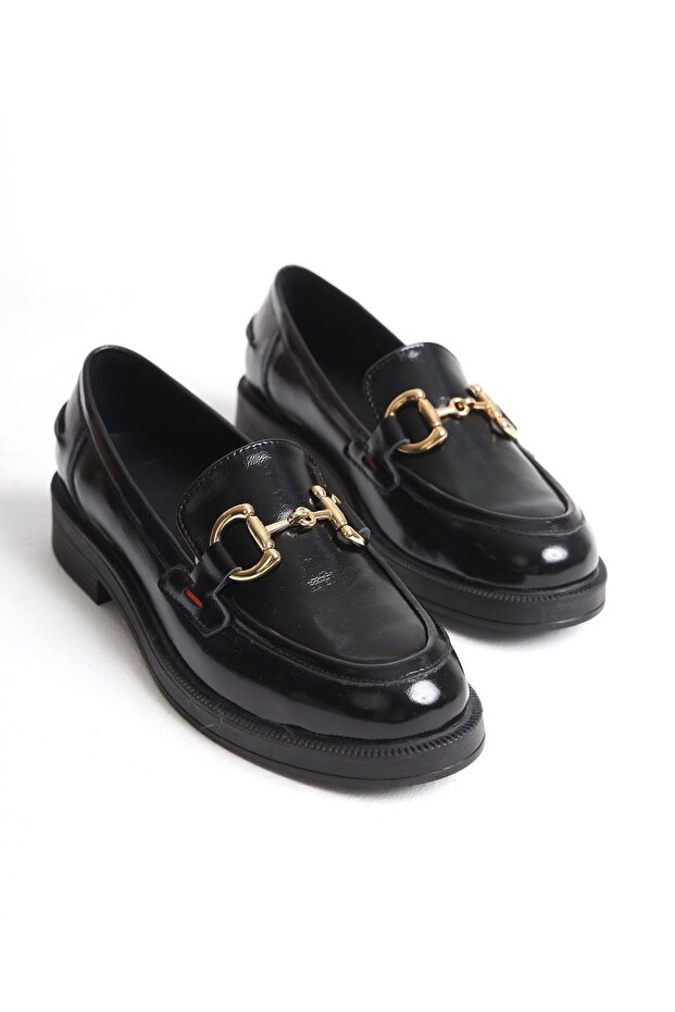Shoes Genuine Leather Buckle Loafer Shoes