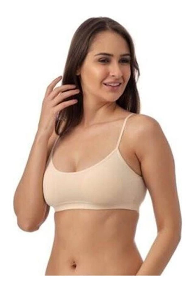 Padded Thin Strap Bustier - 1