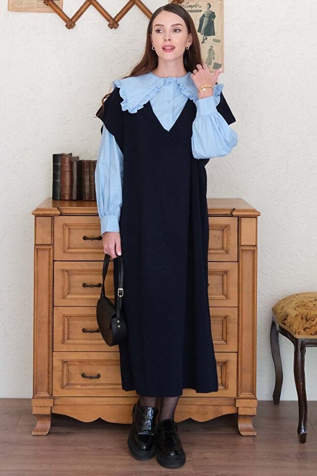 Lacivert  Triko Jile - 5