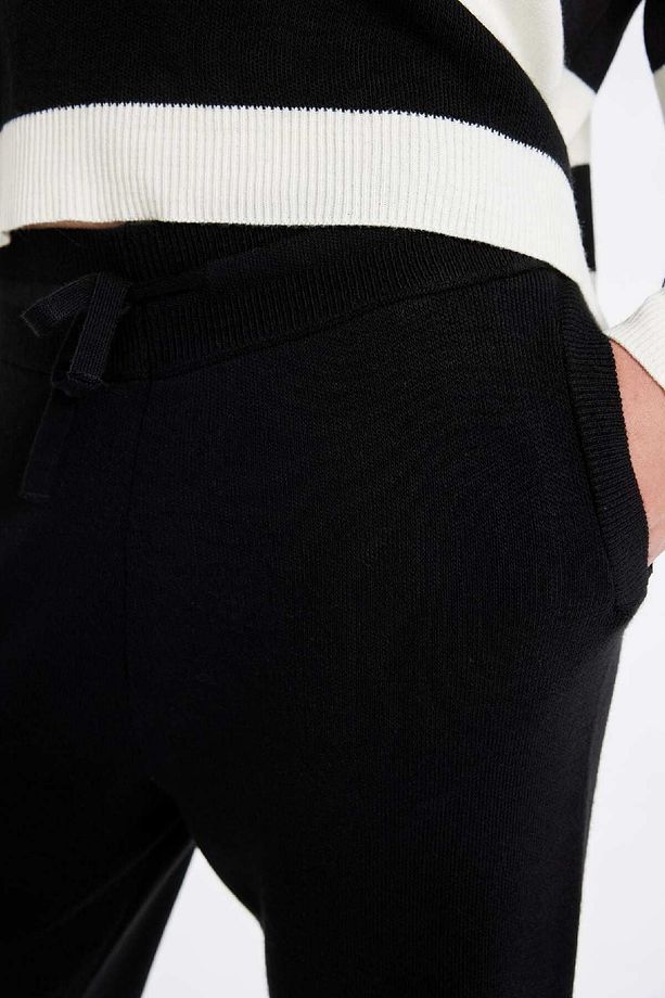Jogger Triko Pantolon Cepli Basic Düz Beli Lastik Bağcıklı R1701az24wn - 5