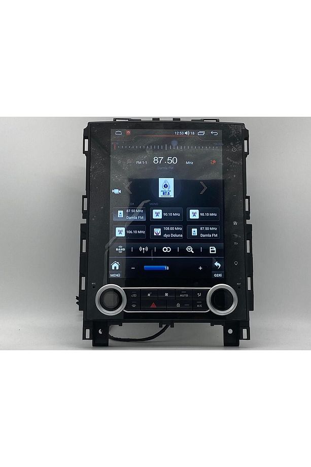 RENAULT MEGANE 4 TESLA ANDROİD MULTİMEDYA OYNATICI -CARPLAY&ANDROİD AUTO- RGB KLİMA PANELİ ÖZEL - 6