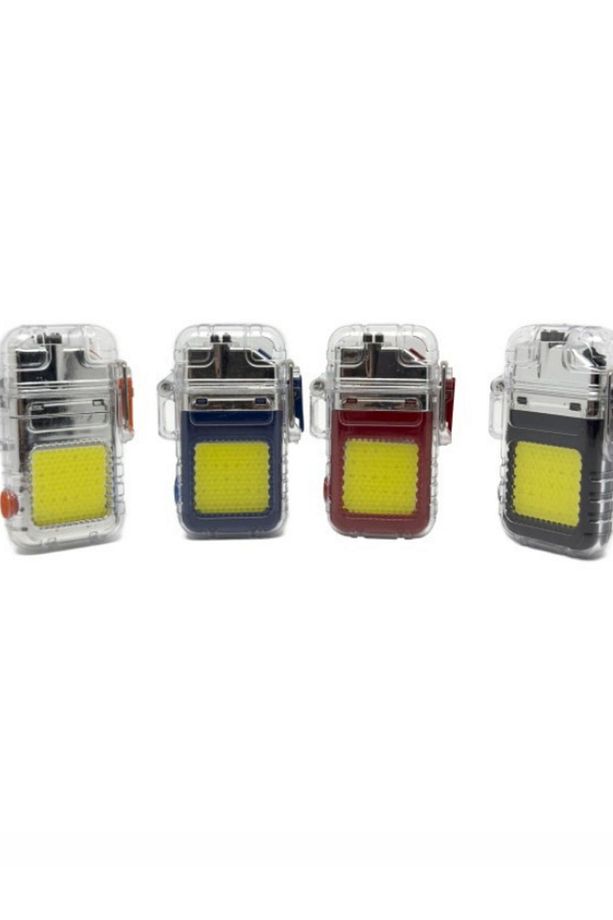 PT-6888 USB Şarjlı Çakmak-Fener Kamp Çakmağı type c kablo dahil - 1