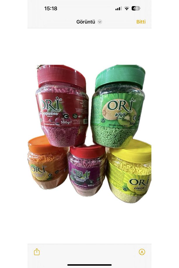 Kiwi Limon Kuşburnu Karadut Portakal 5 ADET ORALET - 1