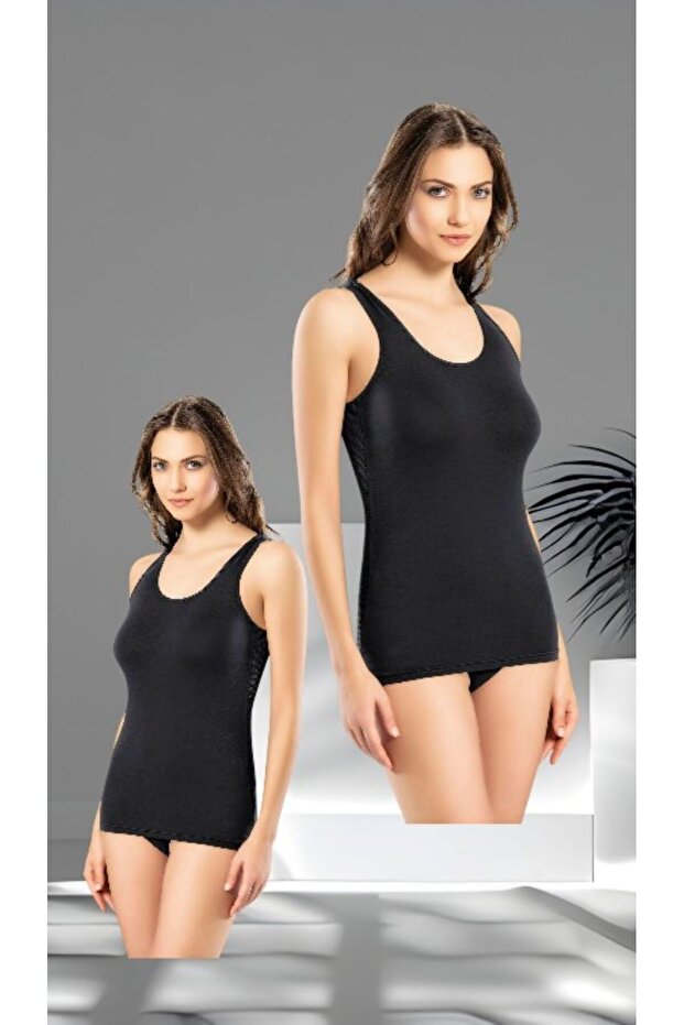 Women's Cotton Thick Strap Combed Cotton Undershirt 6.0.Cl.Vr2.0Kt