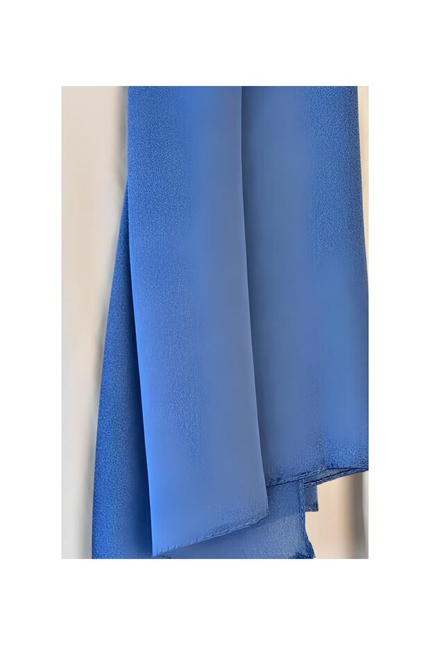 Janjan Tek Taraflı Şal İndigo - 4