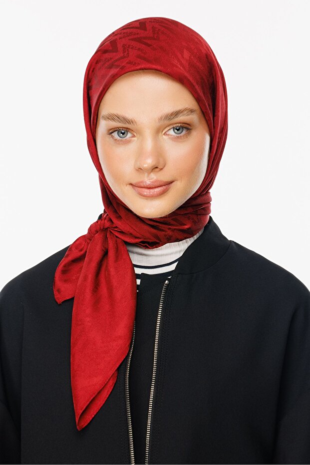 Nova Pattern Cherry Rotten - Eșarfă Jacquard de lux - 1