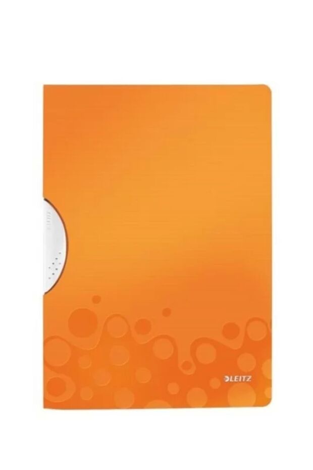 LEITZ 4185 WOW ACTIVE - مشبك ملف برتقالي معدني مخيط