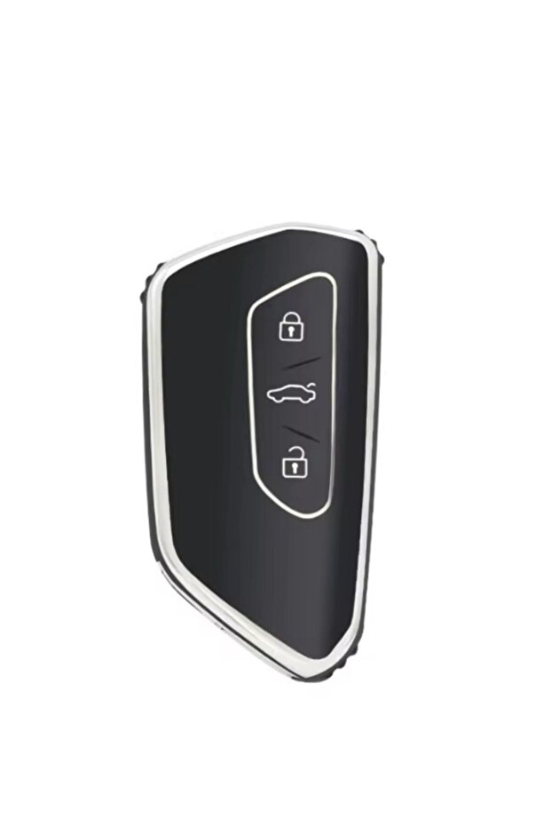 Golf 8 2021+ Caddy 2021+ Tiguan 2024+ Compatible Key Case 2. See Picture Black/Chrome