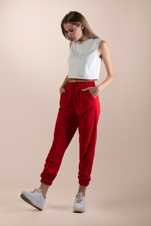 Unisex Regular Fit Rahat Kalıp Eşofman Altı - 2