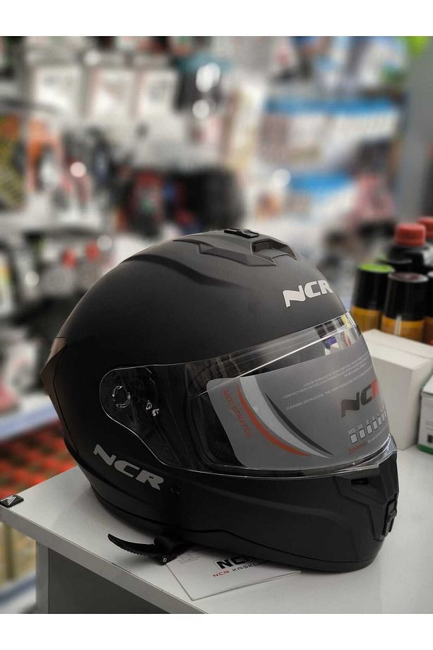 FULFACE MAT SİYAH  KASK (ECE) BELGELİ - 1
