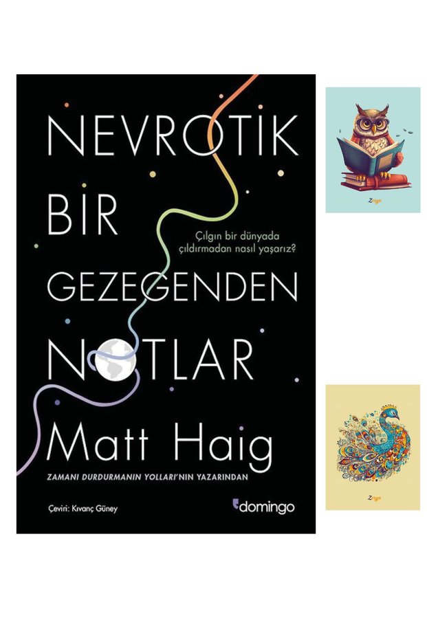 Nevrotik Bir Gezegenden Notlar 9786051981086 - Domingo - Matt Haig (2 NOT DEFTERLİ)