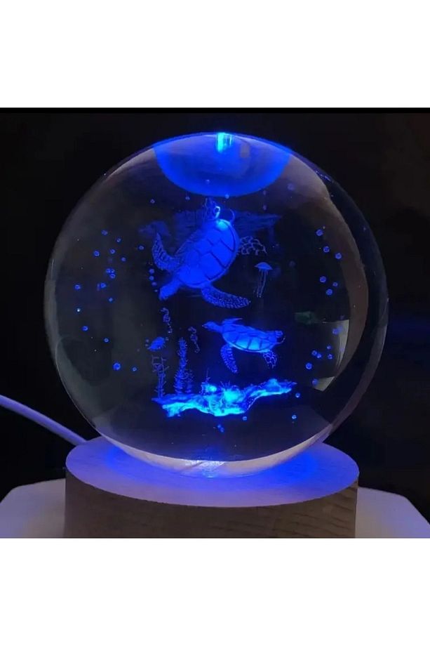 3d gece lambası kaplumbağa - 2