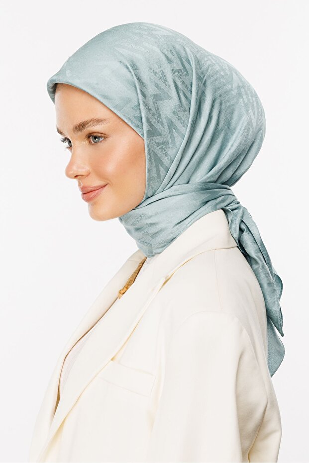 Çağla Nova Patterned - Eșarfă Jacquard de lux - 5