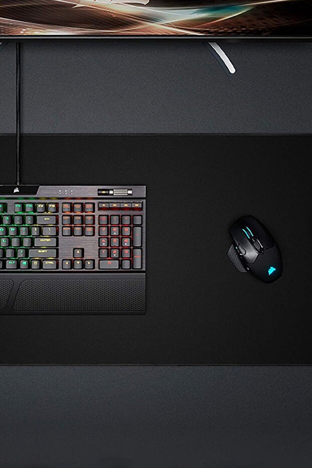 Mouse Pad 60X120 Black Stitched Home Office Keyboard Pad Rgb Mouse Computer Tablet Accessories Mause - 4