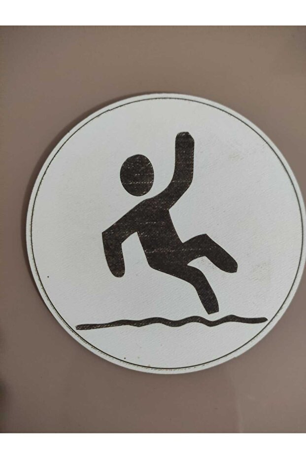 Slippery floor sign wooden slippery floor sign