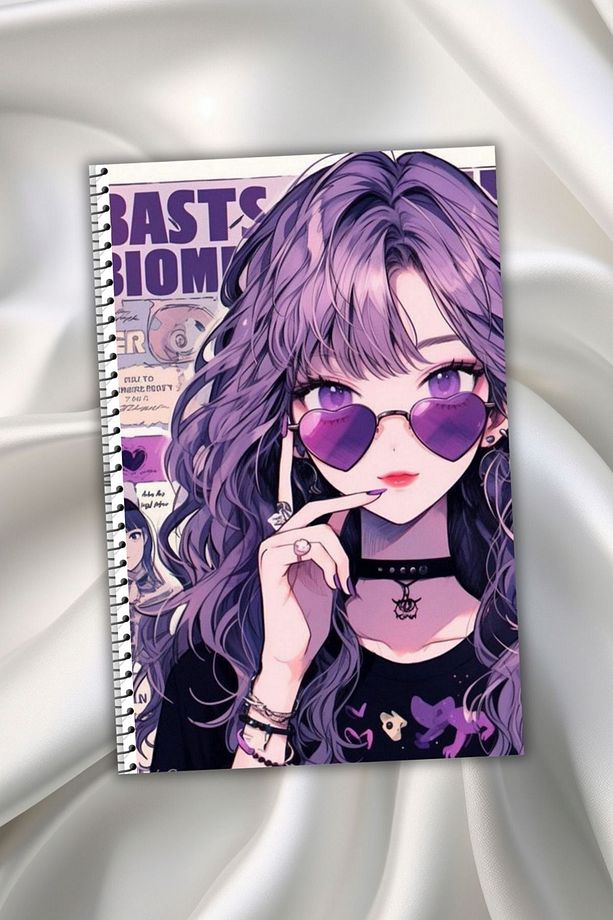 Kuromi Çizgisiz Defter,64 Sayfa,a5,okul Defteri - 1