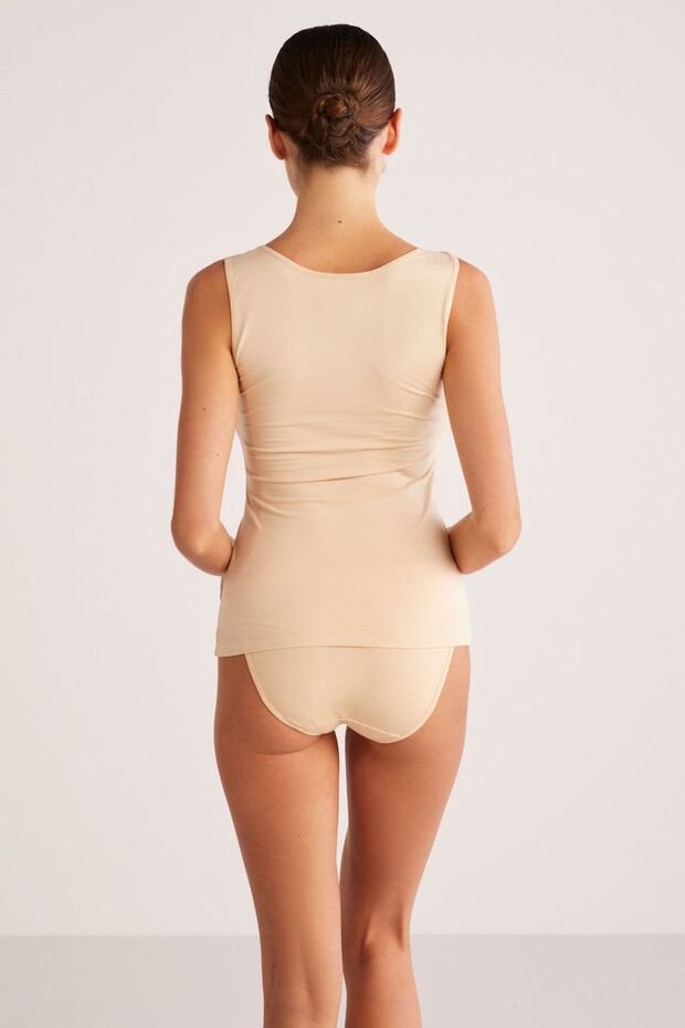 Ten renk Basic modal Sıngle Atlet - 1