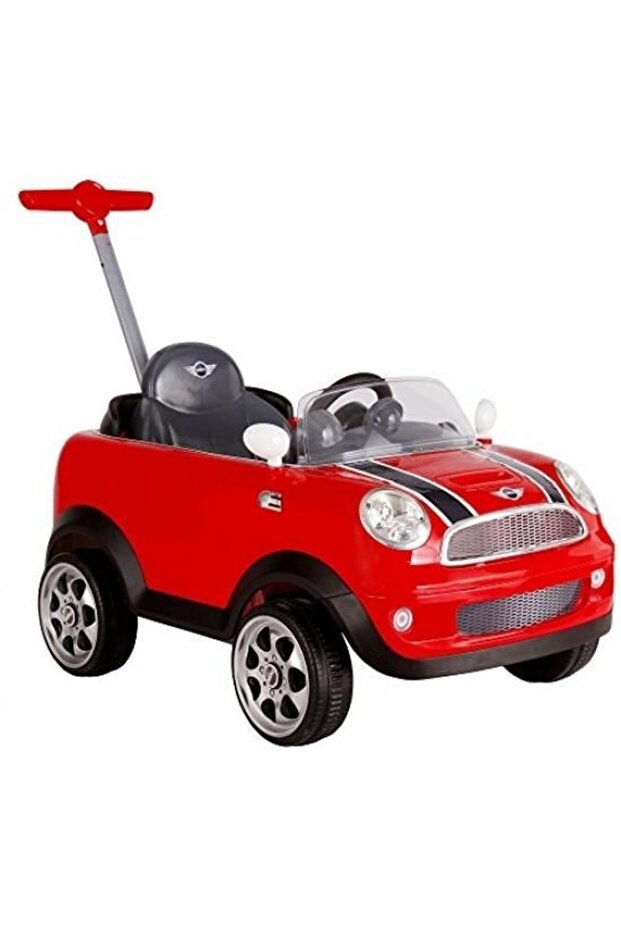 Mini Cooper Push Car, Red - 1
