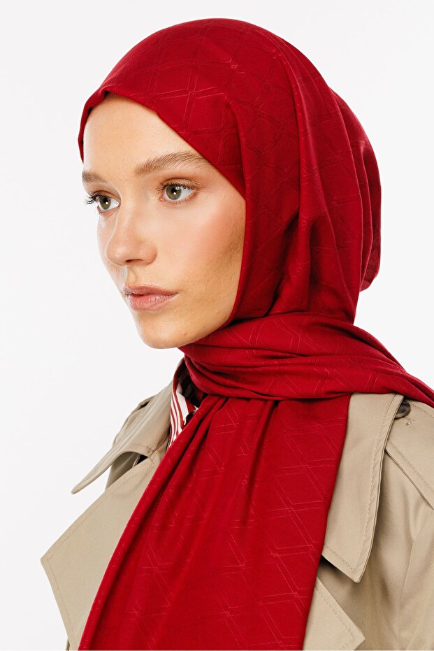 Bordo Bambu Jakar Şal - 1