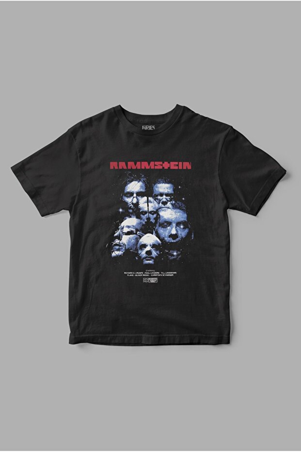 Rammstein "All Group" Baskılı Tişört - 1