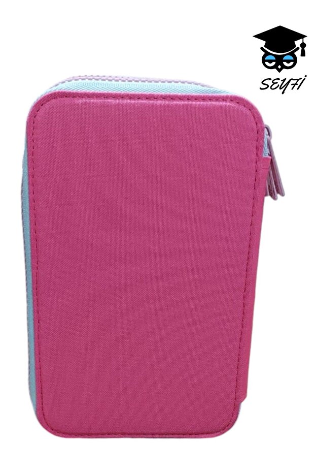 3 LAYER ZIPPERED PEN BAG PENCIL HOLDER MADE BY QUALITY FABRIC MATERIAL