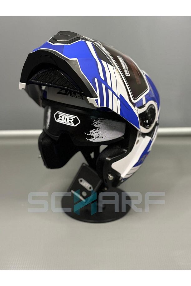 RXR HELMETS JK-908 Güneş Vizörlü Çene Açılır Kask - 7