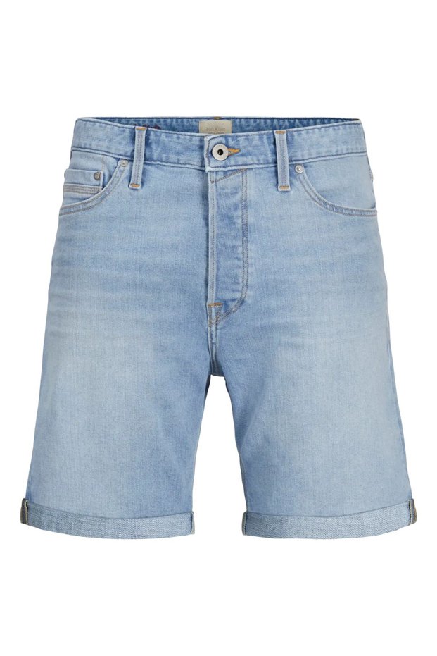 Jack Jones Men's Denim Shorts 12269684 Jjichris Jjwood Shorts Am 022 Styd Ln