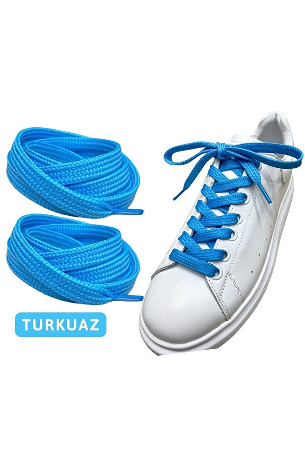120 cm Flat Sports Shoelaces, Sneakers Laces, Flat Shoelaces 1 Pair