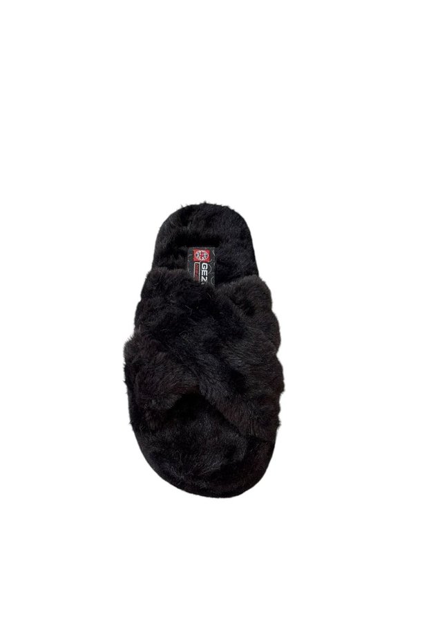 14586 Cross Women's Winter Home Sound-Proof Sole Slippers