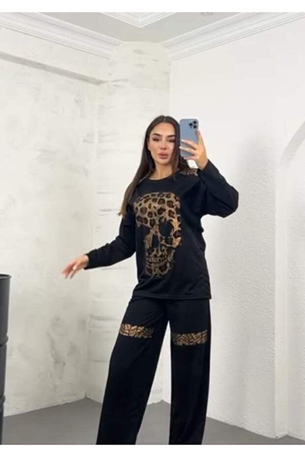 Women's Tracksuit Set - Stone Pattern