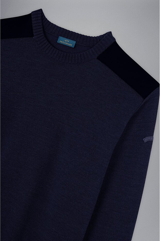 MEN'S KNITTED ROUNDNECK C.W. WOOL - 5