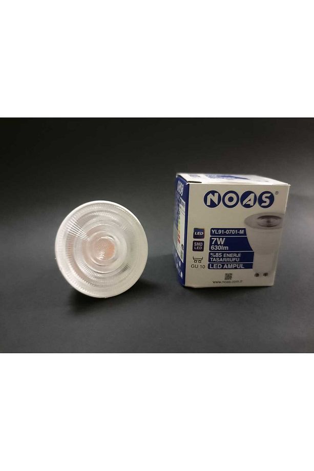 7W GU10 MERCEKLİ LED ÇANAK AMPUL  YL91-701-M (MAVİ) - 1