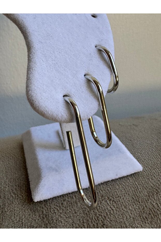 Silver Color 3-Piece Earring Set