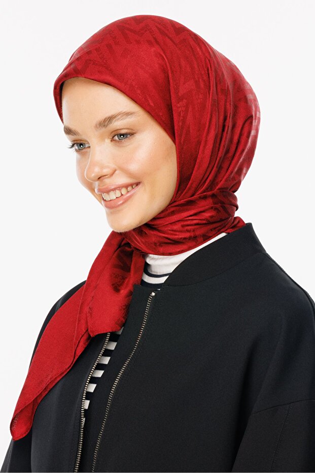 Nova Pattern Cherry Rotten - Eșarfă Jacquard de lux - 6