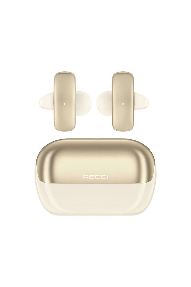 ENC Teknolojili Bluetooth Kulaklık Recci REP-W83 Excellen Serisi TWS Kulak İçi v.5.3 Beyaz - 1
