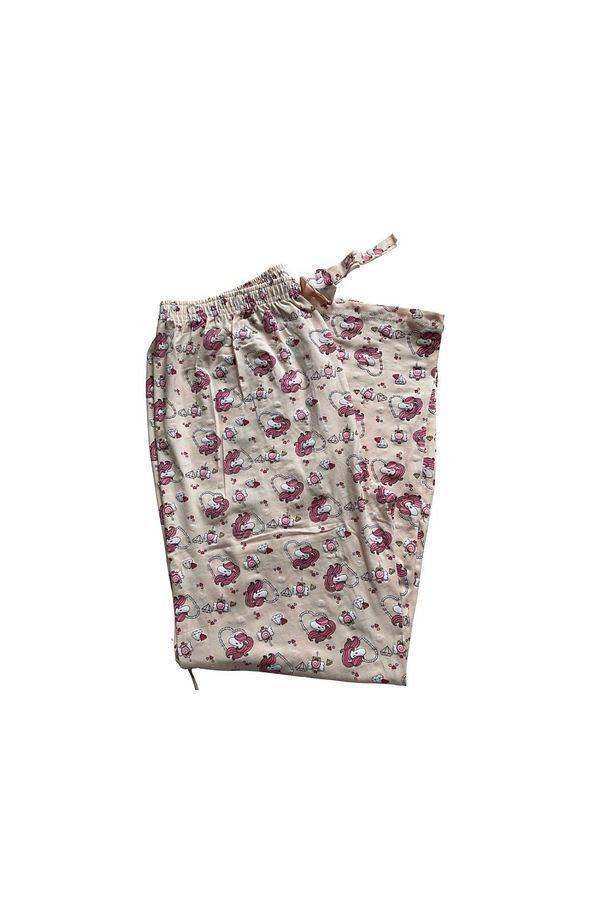 Unicorn Desenli Pijama Altları - 1