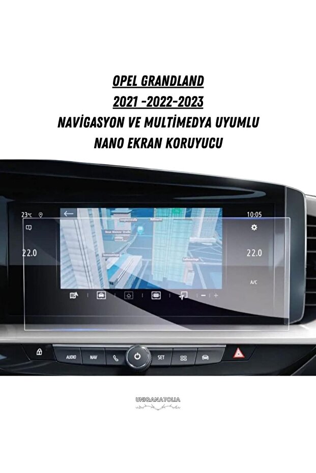 Opel Grandland 2021 2022 2023 Navigation and Multimedia Compatible Nano Screen Protector