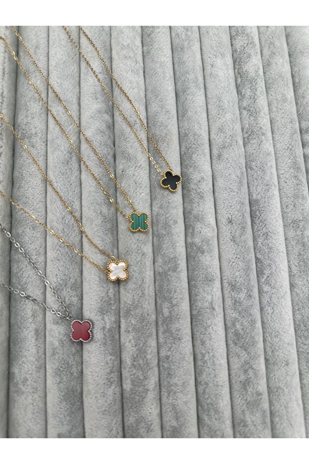 Tekli Yonca Van Cleef Kolye - 6