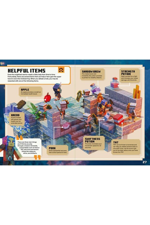 Guide To Minecraft Dungeons: A Handbook For Heroes (HARDCOVER) - Mojang Ab - 3